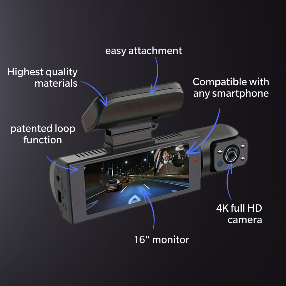 CarVision™ 4K Dual Dashcam – Your eyewitness on every journey